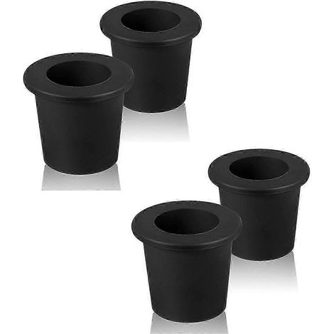 Anneau de fixation pour parasol de table de patio, manchon stabilisateur pour parasol, noir (1/4)