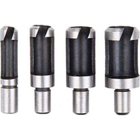 Fraise Bouchonner Bois Lot de 8 Mèche Bouchon Bois Foret Faire Cheville Outil de Coupe pour Faire une Bois Bouchon Cheville Tourillon Goujon Tenon Dowel