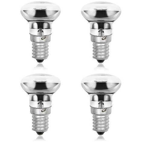 30w E14 R39 Lava Lamp Reflector Lamp, Dimmable E14 Base R39 Heat Lamp, Ac220-240v4 Pack (1/4)