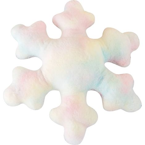Housse De Coussin Flocon De Neige - Coussin Peluche Douce En Coton - Décoration De Noël Pour Canapé Lit Chaise - 40 X 30 X 2 Cm - 1 Pièce (1/5)