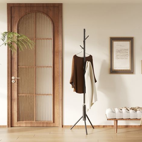 Porte manteaux design en métal noir CACTUS (1/5)
