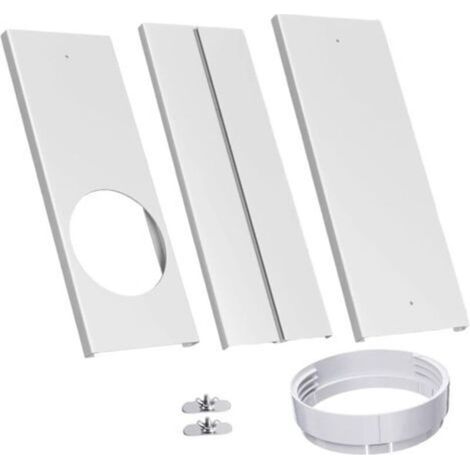 Kit de ventilation pour climatiseur mobile, joint d’étanchéité pour fenêtre, adaptateur télescopique réglable universel en PVC pour tuyau d’évacuation, convient aux espaces domestiques et professionne (1/5)