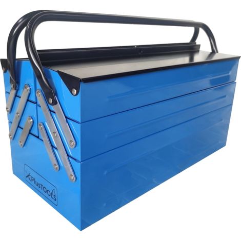 cassetta porta attrezzi in metallo easy system 5 scomparti 47x22x19 cm (1/4)