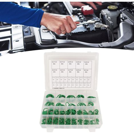 375 joints toriques pour climatiseur de voiture, universels, verts (Référence : LR-RR040B) (1/5)