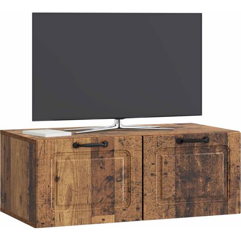 Maison Exclusive - Mobile Porta TV da Muro Legno antico 78,5 x 41 x 30 cm (1/5)