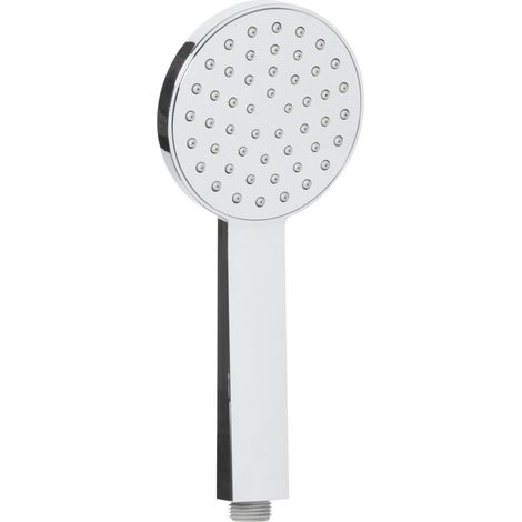 Croydex Keila One Function Shower Handset Head, Easy Clean, Chrome (1/5)