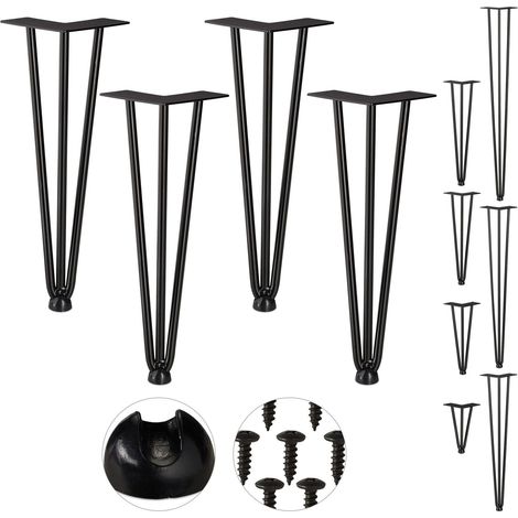 Juego de 4 horquillas para patas de muebles
