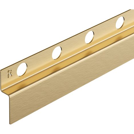 Balneo Profilé murale inclinée à droite pour douche 170cm, acier inoxydable, finition gold, Pente de 1,5% (1/5)