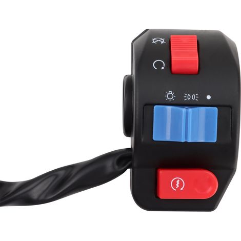 GOOFIT Motorcycle & Electric Bike Parts Right Drum Brake Switch Assembly Switch Right Handlebar Mount Handsome Guy (1/4)