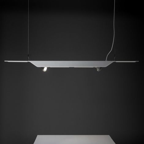 ZMH suspension LED "Gipfeln" 60W 4000 K blanc neutre suspension table à manger blanc bureau lumière 180 cm suspension lampe de table à manger Dimmable  pour étude cuisine Garantie d'achat de 5 ans