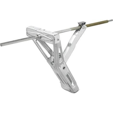 Soporte de esquina para caravana 1000kg 605x280mm H:470mm incl. mecanismo de nivelación extendido (1/5)