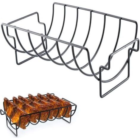 Grill de barbecue extérieur, outils de barbecue, steak squelette en rangée BBQ outil de barbecue, 35 11.5 19.5cm (1/5)