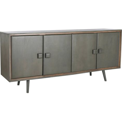 Buffet en bois Jamun élégance intemporelle salon - Gris ardoise élégant (1/5)