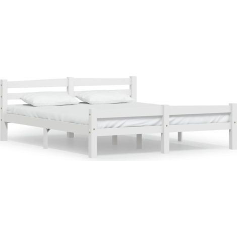 Maison Exclusive - Giroletto senza Materasso Bianco 160x200 cm in Legno di Pino