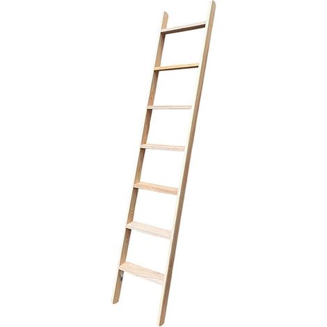 Scala soppalco in legno di lunghezza 2.36m per raggiungere 2.19m - HIM1899/8 (1/5)