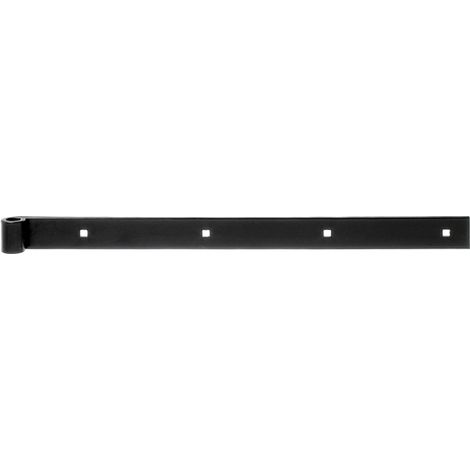 ALBERTS Ladenband, gerade, Abschluss gerade, schwarz, LxB 500x35x5 mm, Rolle Ø14 mm