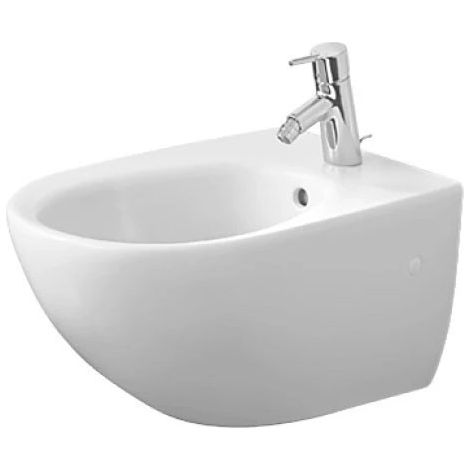 Duravit ARCHITEC bidet sospeso con un foro per rubinetteria, con troppopieno, con bordo per rubinetteria, colore bianco 2531150000 (1/5)