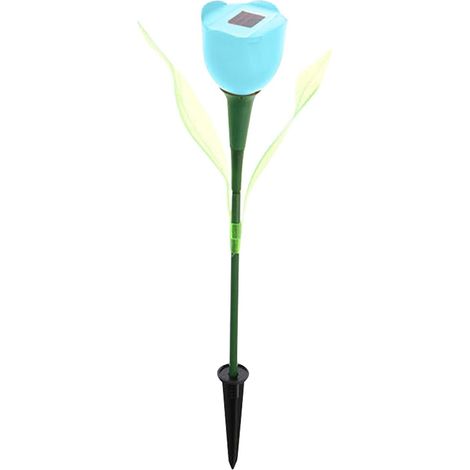 Guirlande lumineuse solaire LED en forme de rose, lampe de sol, lanterne solaire, guirlande féérique, décorations extérieures pour jardin, terrasse, patio, cour, etc. (1/4)