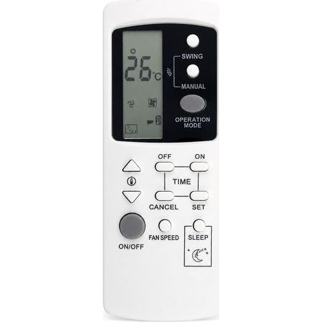 Mando a distancia para aire acondicionado compatible con Galanz GZ-1002B-E3 (1/5)
