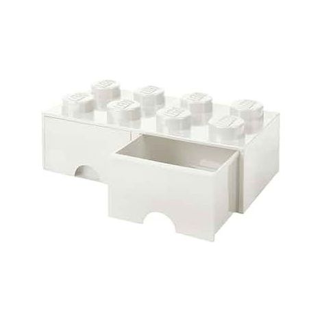 scatola portaoggetti Lego due cassetti impilabile 50x25 cm