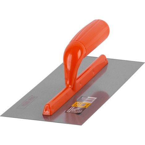Glättkelle Strend Pro 0812.041 Basic, OrangeHand, Kunststoffgriff, 280x130 mm, gerade, Stahl