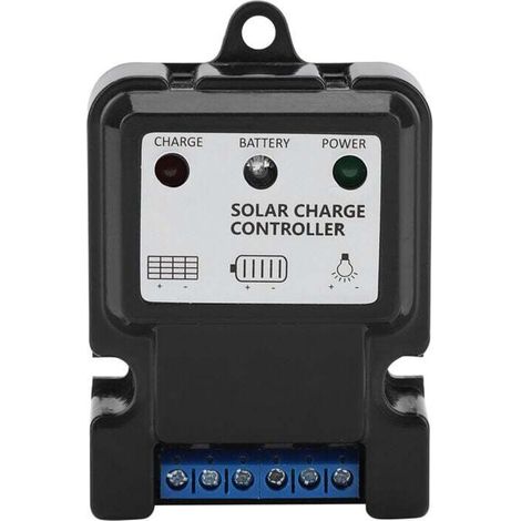 Regolatore di carica solare intelligente da 10 A 12 V/22,2 V Regolatore fotovoltaico PWM a 3 stadi Regolatore di potenza solare (DHS-5S6V/12V 10A) -Crezuo