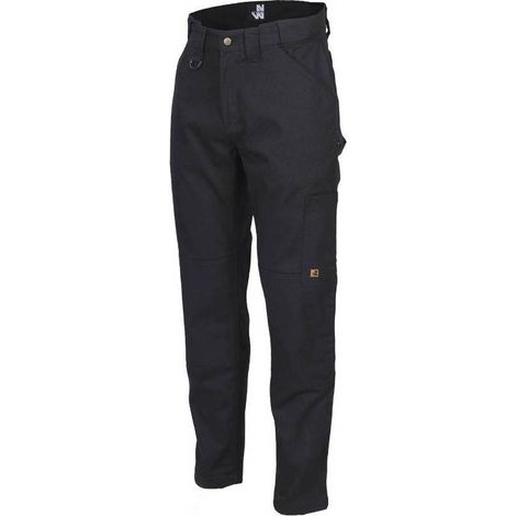 Pantalon de Travail Fango - Taille 40 - Noir - Résistant et Confortable - D-Work