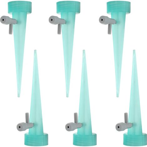 Automatisches Bewässerungssystem für Pflanzen, 6er-Pack Selbstbewässerungsspitze mit einstellbarer Wasserzufuhr (1/5)
