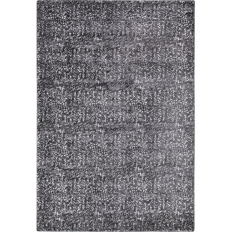 Teppich ESEL Silber 160 x 230 cm Viskose