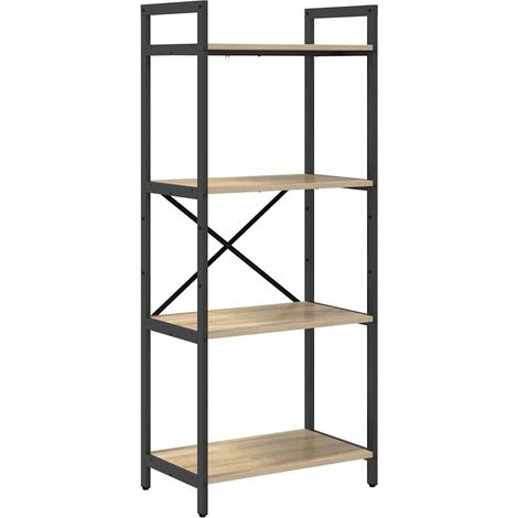 Maison Exclusive - Bücherregal Sonoma-Eiche 56 x 34 x 133,5 cm Ho