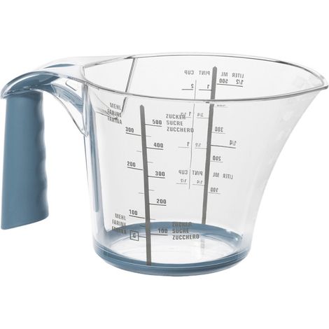 Rotho Messbecher Loft 0,6 L Griff weiß 17,6 x 11,9 x 9,7 cm (L x B x H) Messbecher (1/4)