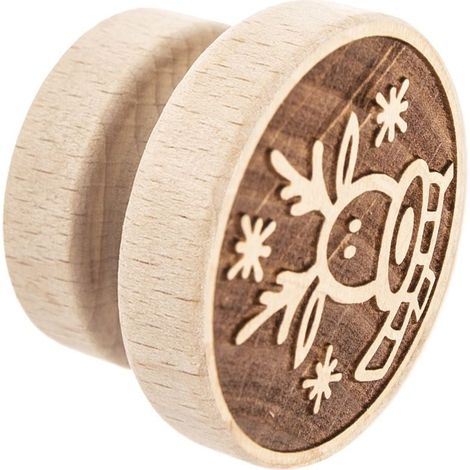 Sello de madera para galletas de 5,5 cm (1/5)