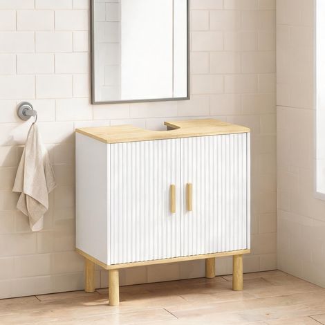 Meuble de salle de bain en melamina de Madeira 60 x 30 x 61 cm (1/5)