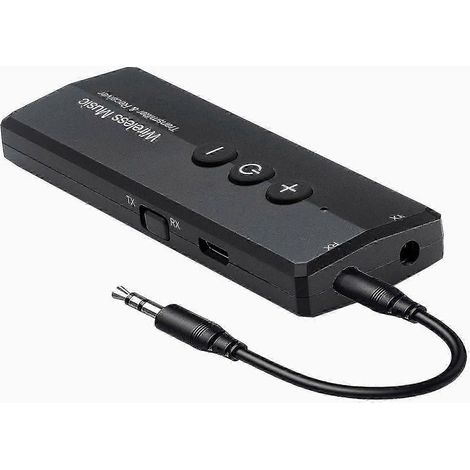 Ce combiné émetteur-récepteur Bluetooth 5.0 est un appareil 3 en 1 doté d'un adaptateur audio sans fil de 3,5 mm, compatible avec les téléviseurs, les ordinateurs, les casques audio, les systèmes audi (1/5)