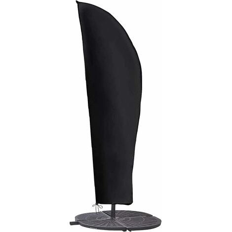 Housse de Parasol, Couverture de Parapluie de Jardin, Anti-UV/Anti-Vent/Imperméables Tissu De Oxford Housse de Protection, Housse de Parasol de Plage Extérieure Respirante 205CM（255748CM）
