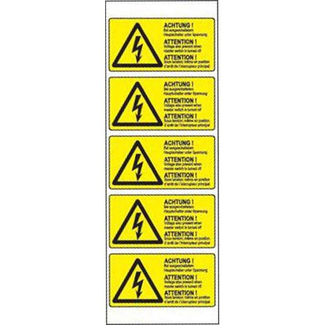 Etiquette combinée dans l'électrotechnique 52 x 26 mm TE Connectivity ESSW 1768020-2 52 mm x 26 mm () Y174831