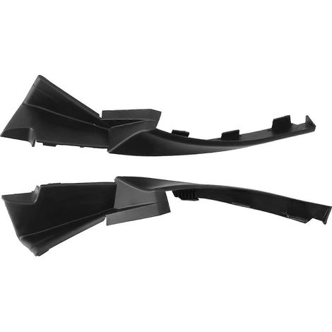 piezas de embellecedores para la cubierta del limpiaparabrisas delantero, placa deflectora de agua, panel embellecedor del cuello para Nissan Kicks 2016-2020 (1/5)