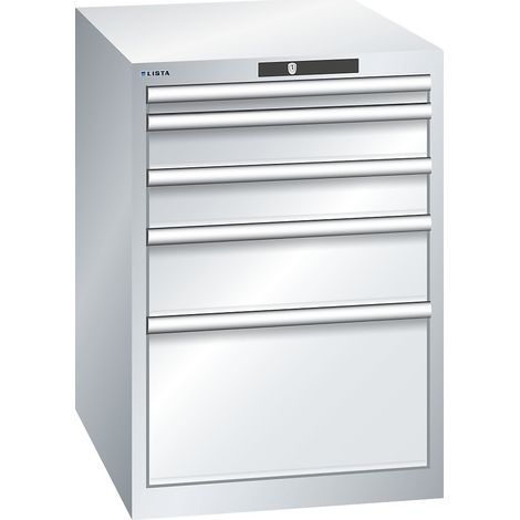 LISTA, Armoire à tiroirs antistatique, l x p x h 564 x 725 x (1/5)