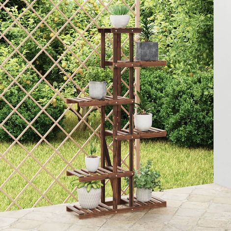 Blumenständer 75x25x140,5 cm Massivholz Tanne (1/5)