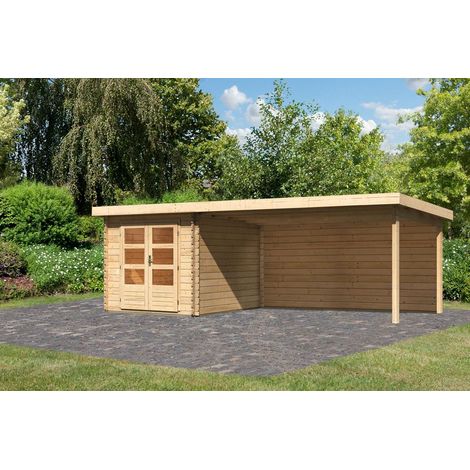 BH Bastrup 4 natur 220x280x222 mit AD 4m breit, 28mm Rückwand