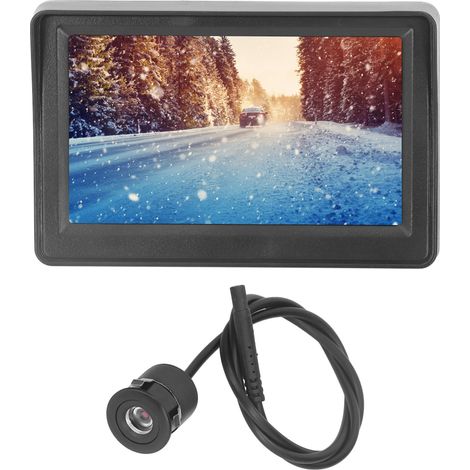 4,3-Zoll-Rückfahrkamera mit Monitor, Einparkhilfe, wasserdichte Rundkamera und Nachtsicht, geeignet für Wohnmobile, Anhänger, LKWs und Pickups. (1/5)