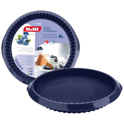 Ibili Molde para tarta de silicona 28 cm arándano