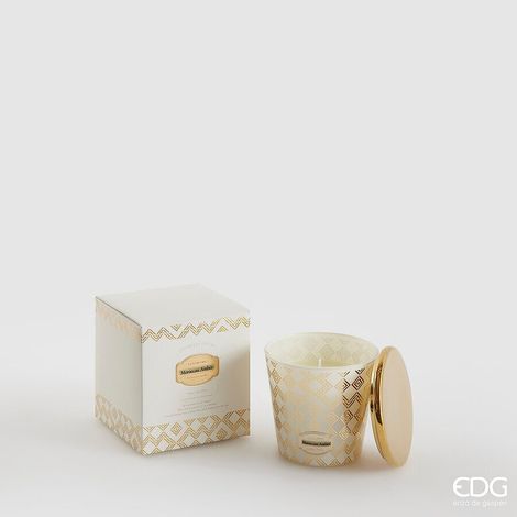 EDG Enzo De Gasperi Candela Enigma con Profumo H 8 Cm 160 Gr Moroccan Amber Scatola Regalo