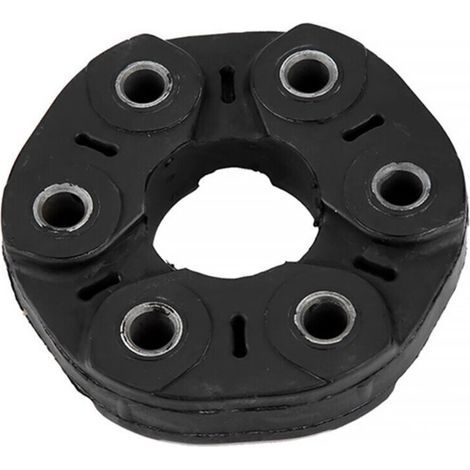 Disque flexible d'arbre de transmission, 96 mm de diamètre, 6 trous en alliage d'aluminium noir antirouille 26111209168 de remplacement pour voiture 128i 2008-2013 (1/4)