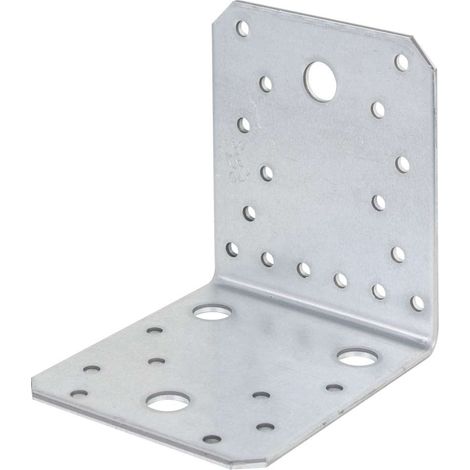 Piastra angolare giunzione 100x100x90x3 mm zincata (1/2)