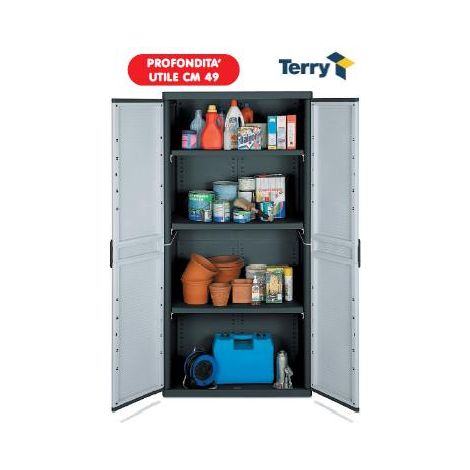 ARMADIO IN RESINA TERRY 90X54X180 JUMBO 2900U MAGNUM (1/3)