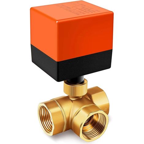 Robinet de fermeture vanne sphérique vanne de zone 2/3 voies DN25 CA 230 V (1/5)