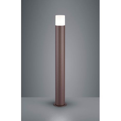 Lampione da Giardino Palo Esterno Alluminio Ruggine 80 cm Hoosic GD Trio (1/4)