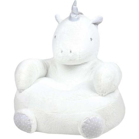Pouf pour la chambre d'enfant en forme de licorne, 45 x 45 cm (1/3)