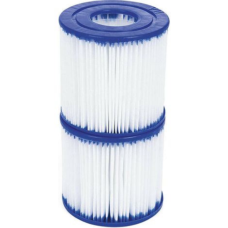 Cartouche filtrante de type VI pour spa, filtre de piscine de 20 microns compatible avec Bestway VI / Lay-Z-Spa, filtre de remplacement pour spa gonflable (20 μm, 0,3 MPa à 1,0 MPa) (1/2)